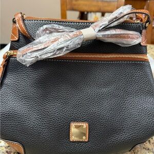 Unbranded Black and Tan Crossbody Bag
